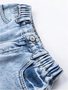Girls High <b>Waist</b> Wide Leg Heart Patch Dark/Light Washed Denim <b>Jeans</b> Loose Fit Y2K Style Casual for Kids XS-XL - Product Image 3