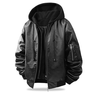 Nouvelle veste en cuir à franges pour femme, veste en cuir PU courte et tendance, coupe-vent, veste en cuir personnalisée en gros - Product Image 5