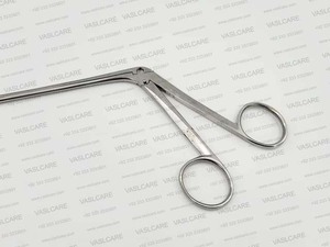 คีมจับกระดูกสันหลังเสียงแบบตรง ยี่ห้อ Jackson Laryngeal Cup Forceps ขนาด 4 มม. ความยาว 13-5/8 นิ้ว สำหรับการส่องกล้องตรวจคอและหู จมูก ลำคอ ของบริษัท Vaslcare - Product Image 3