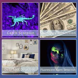 Torcia LED Zoomabile 2-in-1 con Lampada di Rilevamento UV+Bianca Modello TK/TMEU per il Riconoscimento di Banconote - Product Image 6