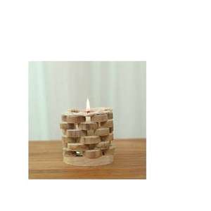 Portavelas de madera de forma cuadrada para bodas, eventos festivos, hecho a mano, minimalista, para decoración del hogar, para mesa - Product Image 4