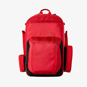 Mochila Roja de Béisbol con Bolsillos para Bates, Bolsa Deportiva Resistente para Entrenamiento y Almacenamiento de Equipo - Product Image 2