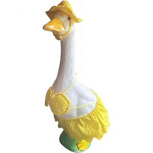 Outfit Goose Statue <b>Clothes</b> With Hat Skirt Bikini for Summer Yard Lawn Outdoor Decoration - Product Image 3
