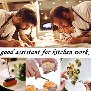 Pinzas de Cocina Rectas de Acero Inoxidable para Chef, Pinzas de Cocina Regulares para Chef, Herramientas para Barbacoa, Pinzas para Chef al Aire Libre - Product Image 4