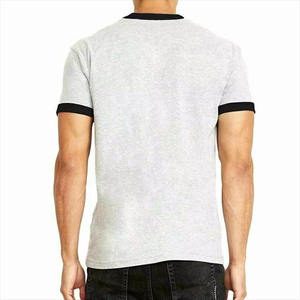 Camiseta básica de manga corta con cuello redondo para hombre, color marrón, informal, de color sólido, corte regular, de algodón, jersey, tejido de punto, camiseta marrón para hombre. - Product Image 5