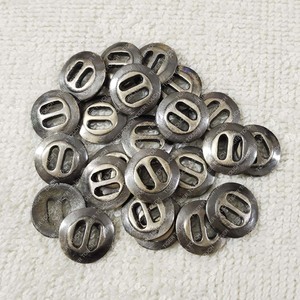 กระดุมยุคกลาง กระดุมโลหะโบราณ กระดุมทองเหลืองบาวาเรียน กระดุมกางเกงหนัง กระดุมทองเหลืองสั้น TT-7903 ABL - Product Image 6