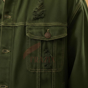 Chaquetas de Mezclilla para Hombre, Estilo Clásico, Tela de Algodón, Ropa Casual de Moda, Fabricante OEM, Proveedor de Marca Privada - Product Image 6