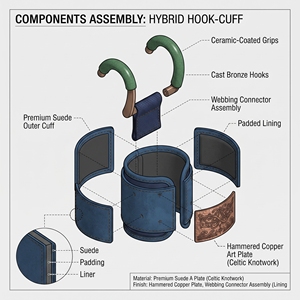 Heavy <b>Weights</b> Non Slip Rubber Coated Steel Thick Rod Hooks With Best OEM Rod Hooks Premium Heavy Duty Gym Hooks for Lifting - Product Image 4