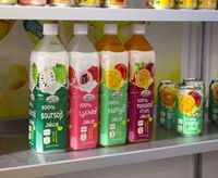 Private Label Sap Groothandel 1L Fles Voor Huisdieren 100% Vruchtensap: Mango, Passie, Sinaasappel, Ananas-Aangepast Label Oem