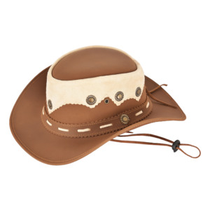 New Trendy 2026 Custom Logo Genuine Leather Cowboy <b>Hat</b> Australian <b>Western</b> Outback <b>Hat</b> All Seasons Bulk Wholesale Manufacturer - Product Image 4