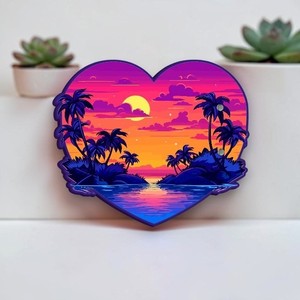 Professional Sunset Pattern Heart <b>Circle</b> Flower Solid Lash Tiles Private <b>Label</b> Eyelash Extension Plate Acrylic Magnetic Beauty - Product Image 1