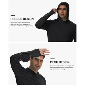 <b>Lightweight</b> UV Shield <b>Hoodie</b> for Men – Outdoor Sun Protection Wear - Product Image 3