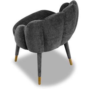 Modern Tufted Velvet Dining <b>Chair</b> with Metal Legs Upholstered Side <b>Chair</b> for Dining Room Home Bar & Hotel Use - Product Image 3