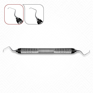 Curette Gracey Standard 9/10 à Double Embout, Détartreur Parodontal Dentaire, Manche Creux 10mm, Acier Inoxydable Chirurgical pour Outils Molaires - Product Image 3