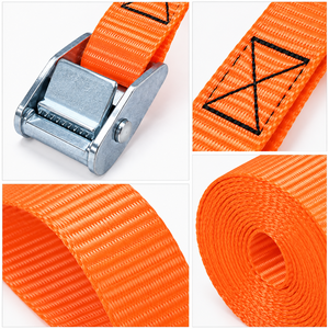 25mm Heavy Duty Polyester Cam Buckle Tie Down Strap 250kg with <b>S</b> <b>Hook</b> for Cargo Transport OEM Supplier - Product Image 2