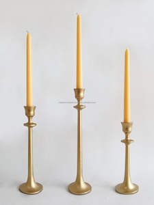 Bougeoir en métal de luxe moderne, décoration élégante pour la maison, design stylé, éclairage, mariage, Saint-Valentin, Noël, quotidien, spécial - Product Image 3