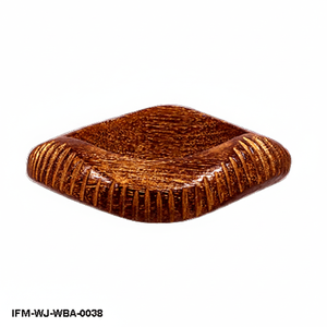 Bracelet en bois sculpté artisanal de style vintage, bijou ethnique bohème - Product Image 1