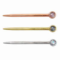 Bolígrafo Deportivo Jinghao con Logotipo, Bolígrafo de Metal con Punta de Bola en Forma de Corazón de 1.0 mm, 16 cm, Varios Colores, Material Escolar, Regalo de Boda, Juego de Papelería