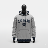 Hoodie Musim Dingin Bordir Aplikasi Khusus Bahan Fleece Katun 100% Bernapas untuk Pria Wanita Streetwear OEM ODM Produsen Grosir 430g