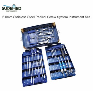 6.0mm Stainless Steel Pedical <b>Screw</b> System Instrument <b>Set</b> Surgical Instruments High Quality <b>Set</b> - Product Image 3