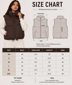 Gilets matelassés personnalisés en gros – Vestes sans manches chaudes d'hiver pour hommes et femmes – Usine de vêtements - Product Image 6