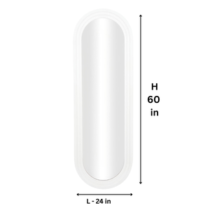 Miroir mural décoratif en bois sculpté Smart Art, style bohème, pour salle de bain, avec cadre torsadé en bois d'ingénierie - Product Image 6