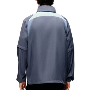 Casual Style Men Lightweight Quarter Zip Windbreaker Jacket Breathable Sports Running Pullover OEM <b>Athletic</b> Training Wear Supply - Product Image 6