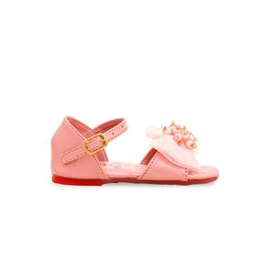 Sandalia formal de tacón rosa para niñas KD9621 - Product Image 3
