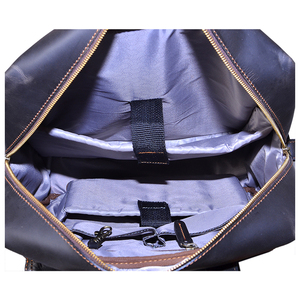 Heavy Duty Genuine Leather <b>Backpack</b> for Men Outdoor Travel Work and Professional Use - Product Image 6