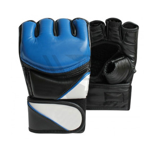 Guantes de MMA de medio dedo a precio mayorista, guantes de boxeo personalizados de cuero de vaca dorado, guantes de MMA personalizados en venta - Product Image 6
