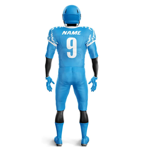 Vêtements de sport en gros pour équipes : Maillot de football américain rembourré et ajusté pour l'entraînement, faible MOQ, kits de club entièrement imprimés, ensemble uniforme de football américain - Product Image 5