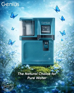 Système de traitement de l'eau par osmose inverse GENIUS à 5 étapes, 100 GPD, système de filtration RO ALK TDS électrique domestique - Product Image 3