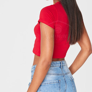 Nouveautés - Prix bas - Hauts de sport pour femmes - Nouveau design - Vêtements d'été - Haute qualité - Manches courtes - Service OEM personnalisé - Hauts de sport pour femmes - Product Image 5