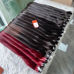 Premium Quality Bone Straight Weft <b>Hair</b> Bundles No Tangle Double Machine Weft Ready to Ship Worldwide - Product Image 1
