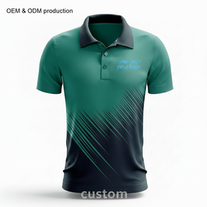 Mens Pickleball Polo Shirt Competitive 4.0+ Player Model Breathable Quick Dry Short Sleeve Sports Jersey Custom Print OEM ODM - Product Image 2