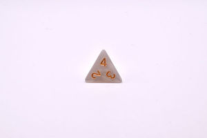 Custom Crafted Resin Polyhedral <b>Dice</b> <b>Set</b> with Sharp Edges for Professional RPG Gaming Tournament Use - Product Image 4