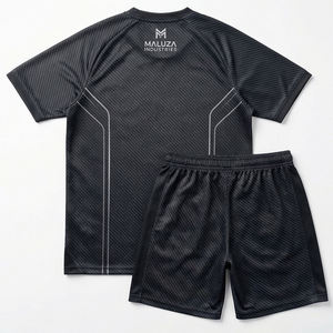 Conjunto de Entrenamiento de Fútbol Premium, Camiseta y Pantalones Cortos, Uniforme Deportivo Transpirable, Ropa Deportiva para Equipos de Fútbol, MALUZA INDUSTRIES - Product Image 3