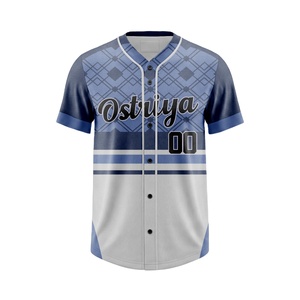 Maillot de baseball sur mesure professionnel à boutons, dernier design, vêtements de sport, impression de haute qualité à vendre - Product Image 1