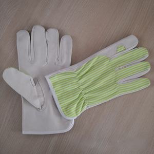 High Quality Double Layer Cowhide Leather Safety <b>Gloves</b> for Outdoor Gardening Work Hand Protective Custom Logo Breathable <b>Gloves</b> - Product Image 3