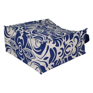 Sac fourre-tout à bandoulière en toile laminée imperméable à imprimé floral personnalisé de grande capacité pour femme - Product Image 3