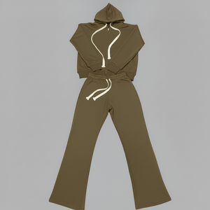 Ensemble de survêtement polaire streetwear 2026 pour homme, personnalisé, 2 pièces, en polyester, pour le sport, avec capuche, pour garçons - Product Image 3