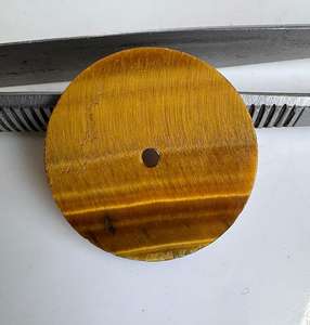 Cadran en pierre œil de tigre 28,50 mm d'épaisseur 1 mm Fabrication de montres automatiques - Product Image 3