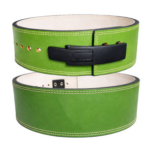 Ceinture de musculation en cuir personnalisée avec levier, soutien dorsal pour la force athlétique, ceinture d'entraînement réglable avec boucle, vente en gros OEM - Product Image 1