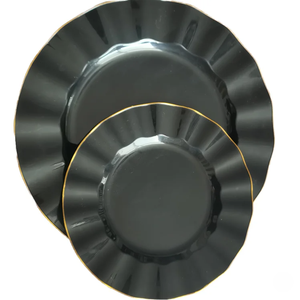 Bandeja Redonda Clásica de Cerámica Ecológica, Apta para Lavavajillas y Microondas - Product Image 1