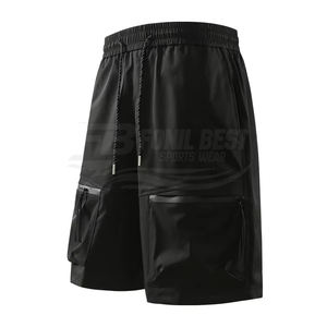 Pantalones Cortos Deportivos de Verano para Hombre con Cordón, Casuales, de Secado Rápido, con Múltiples Bolsillos, de Malla Sólida, Ecológicos y Transpirables - Product Image 5