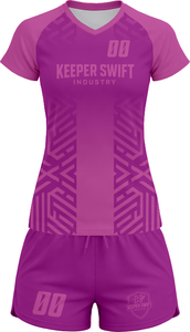 Tenue de volley-ball SpikeStorm Pro AeroSpike Elite, kit de volley-ball ThunderHit Premium, 100 % polyester, impression par sublimation intégrale - Product Image 2