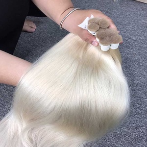 Vente en gros d'extensions de cheveux humains vierges en vrac de couleur blonde Paquets vietnamiens de qualité VIP des vendeurs - Product Image 6
