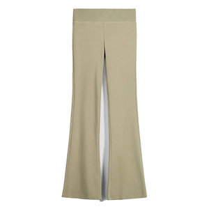 Custom Logo <b>Women</b> Fashion Flare Pants High Quality Wide Leg Bell Bottom <b>Trousers</b> with Comfortable Stretch Fabric for Wholesale - Product Image 3