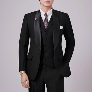Ensemble de costumes classiques pour hommes, costumes de mariage de luxe en gros pour hommes - Product Image 1