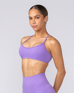 Soutien-gorge de sport pour femme, ajustable, à dos croisé, avec logo personnalisé, idéal pour le yoga, la gym et l'entraînement – Vente en gros - Product Image 3